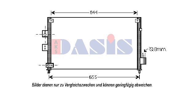 AKS DASIS kondensatorius, oro kondicionierius 102026N